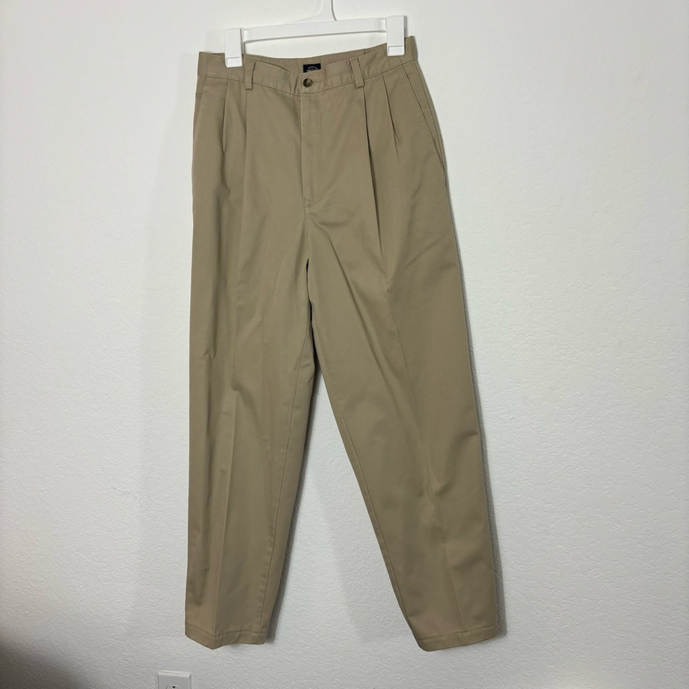 Women’s Dockers Classic Beige Khaki Straight Pants Size 10x31